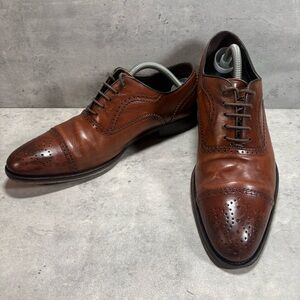 To Boot New York Adam Derrick Brown Cap Toe Oxford Dress Italy Shoes Men’s 8.5